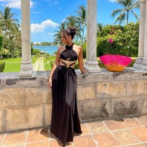 Black Multi-way Maxi Dress